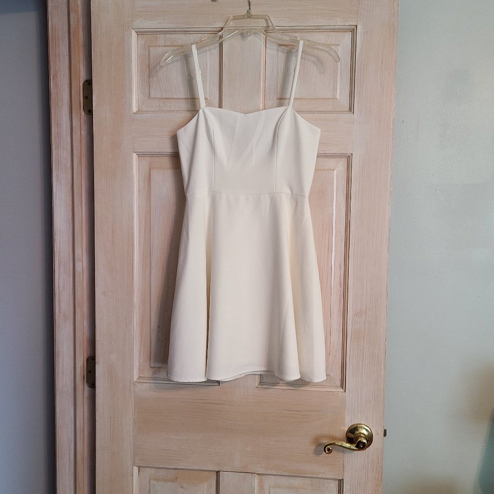 French Connection White Mini Dress Size 4
